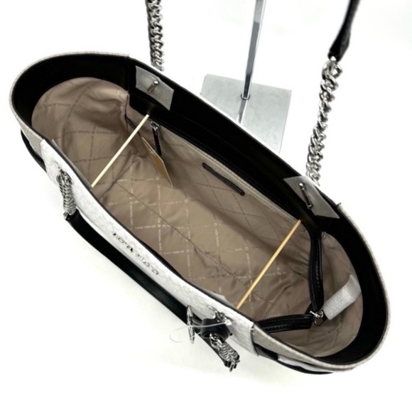 Michael Kors Jet Set Travel Chain Shoulder Bag & Trifold Wallet Matching Set - Picture 6 of 13